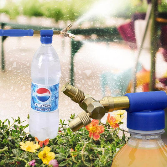 🎉🌸 Double-Ended Copper Rod Manual Sprayer – Reciprocating Pressure, Fine Mist & Jet Spray – Perfect for Watering & Sterilizing! 💦