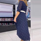 💖Limited Sale 50% OFF💖Round Neck Belted Half Sleeve Dress