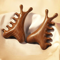 🥳New Year Specials🥳4-in-1 Wooden Scalp Massage Comb Gua Sha Tool