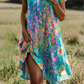 👗🌸Women's Stylish Printed Casual V-Neck Dress