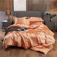 📢📢40% OFF !! ⏰25 Momme Luxury Pure Mulberry Silk Bedding Set of 4（1x Quilt Cover + 1x Bedsheet + 2x Pillowcases）