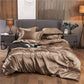 📢📢40% OFF !! ⏰25 Momme Luxury Pure Mulberry Silk Bedding Set of 4（1x Quilt Cover + 1x Bedsheet + 2x Pillowcases）