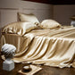 📢📢40% OFF !! ⏰25 Momme Luxury Pure Mulberry Silk Bedding Set of 4（1x Quilt Cover + 1x Bedsheet + 2x Pillowcases）