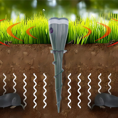 💐40% OFF ! IP65 Solar Mole Repeller – Rainproof & Durable ☔🐭【Crazy Price】