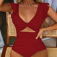 🏖️Sexy ruffled one-piece swimsuit