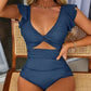🏖️Sexy ruffled one-piece swimsuit