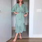 💃Women’s Elegant Waist Tie Side Slit V-Neck Dress