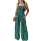🏖️🌼Women’s Casual Print Sleeveless Overalls Jumpsuits