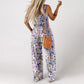 🏖️🌼Women’s Casual Print Sleeveless Overalls Jumpsuits