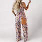 🏖️🌼Women’s Casual Print Sleeveless Overalls Jumpsuits