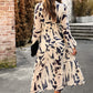🔥Printed casual boho dress with V-neck for women🔥