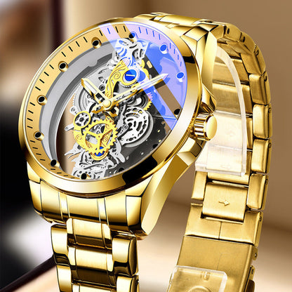 Double-Sided Skeleton Automatic Tourbillon Non-Mechanical Movement Watches