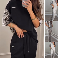 🌺New for Summer 2025! Leopard print patchwork set🌺