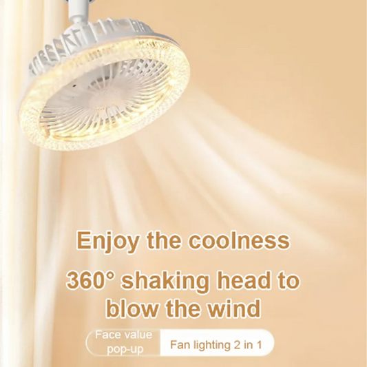 🍃2025 Newest Models🍃E27 360° Rotating Ceiling Fan with Remote Control