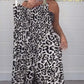 👖Women's Stylish Leopard Print Loose Jumpsuit