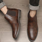 👞Vintage Faux Leather Chelsea Boots for Men