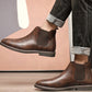 👞Vintage Faux Leather Chelsea Boots for Men