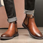 👞Vintage Faux Leather Chelsea Boots for Men