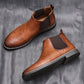 👞Vintage Faux Leather Chelsea Boots for Men