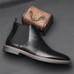 👞Vintage Faux Leather Chelsea Boots for Men