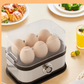🍳2026 HOT SALE 40% OFF🎉Multifunctional Egg Steamer with Clear Lid