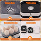 🍳2026 HOT SALE 40% OFF🎉Multifunctional Egg Steamer with Clear Lid
