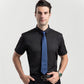 Men's Short Sleeve Dress Shirt – Dressed up, not stressed. Soft stretch, no iron needed. Looks great with chinos or dress pants. Perfect for birthdays, anniversaries or Sunday best. ✨👔
