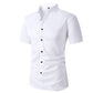 Men's Short Sleeve Dress Shirt – Dressed up, not stressed. Soft stretch, no iron needed. Looks great with chinos or dress pants. Perfect for birthdays, anniversaries or Sunday best. ✨👔