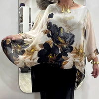 Women's Casual Printed Round Neck Top