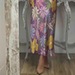 Women's V-Neck Top & Maxi Skirt 2-Piece Set