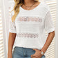 🎉This week's Special Sales - 49% OFF✨Women's Round Neck Hollow Knit Crochet Short Sleeve Sweater
