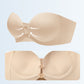 🥳2026 HOT SALE🥳💞50K+ SOLD!🩱🌸 50% OFF! Removable Straps Wire‑Free Gathering Bra – Strapless, halter, classic & criss‑cross in one. Front closure, breathable nylon – comfort meets versatility! 💃✨