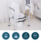 🚽🛡️ Getting up and down shouldn't be a struggle — these toilet safety rails give seniors the support they need. Tool‑free installation, anti‑slip suction cups, and built‑in paper holder. 🏠