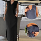 💕Women's V-Neck Sleeveless Split Maxi Dress