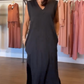 💕Women's V-Neck Sleeveless Split Maxi Dress