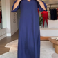💕Women's V-Neck Sleeveless Split Maxi Dress