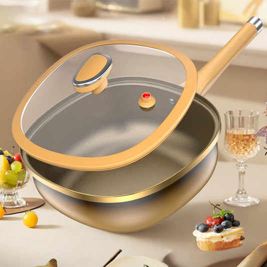 🍳 40% OFF NOW! ✨ 12in Titanium Alloy Non-Stick Pot - Healthy Cooking Without Chemicals, Dishwasher Safe & Cool-Touch Handles 🔥📦