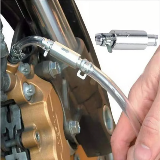 Brake Hose – Handy drain aid with check valve for car and motorcycle clutches