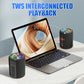 🔊🎵 Magnetic, detachable Bluetooth speaker: 2-in-1 design, powerful stereo sound, perfect for on the go 🏕️⚡