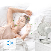 Tabletop Cordless Oscillating Mini Fan