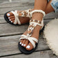 👡✨Women's Round Toe Flat Breathable Sandals