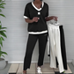 💜LAST DAY PROMOTION - 50%OFF💜Women's Casual V-Neck Top and Pants Set