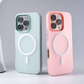 Bright Color Magnetic Skin-Friendly Half-Frame Phone Case for iPhone