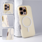 Bright Color Magnetic Skin-Friendly Half-Frame Phone Case for iPhone