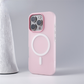 Bright Color Magnetic Skin-Friendly Half-Frame Phone Case for iPhone