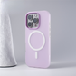 Bright Color Magnetic Skin-Friendly Half-Frame Phone Case for iPhone