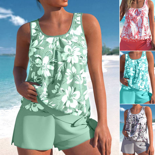 👙🌺Women's Printed Tankini Swimsuit