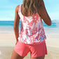 👙🌺Women's Printed Tankini Swimsuit