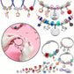 🎁 Charm Bracelet Making Kit - Includes Beads & Tools, Creative Fun for Kids/Adults, Perfect Gift Idea 👧📦