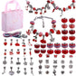 🎁 Charm Bracelet Making Kit - Includes Beads & Tools, Creative Fun for Kids/Adults, Perfect Gift Idea 👧📦